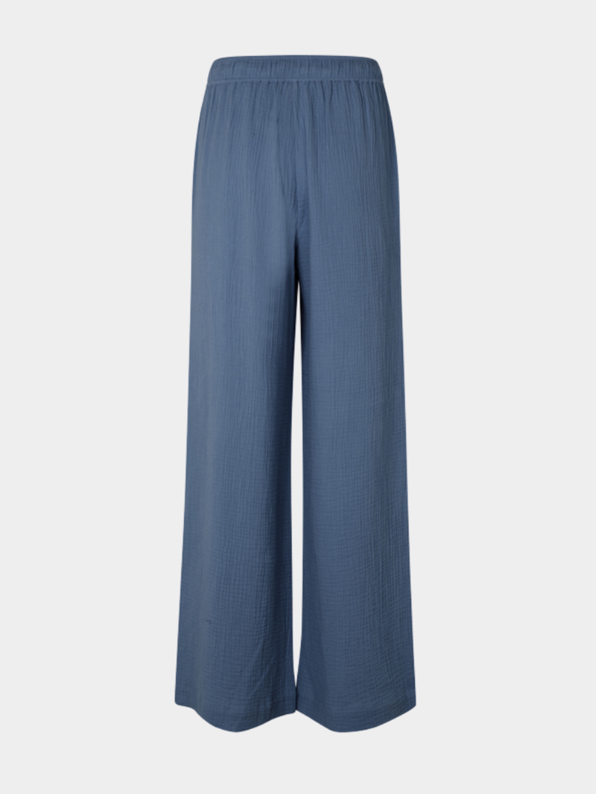 MBYM Pantalon ample Kassaka Renetta 5. Breezy blue! Ce pantalon palazzo bleu indigo respire les vacances. Son coton bio l...