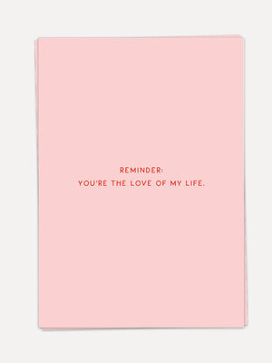 Greeting card Love. Simple truth! This card proves that the most powerful messages are often the simplest. Its clean desi...