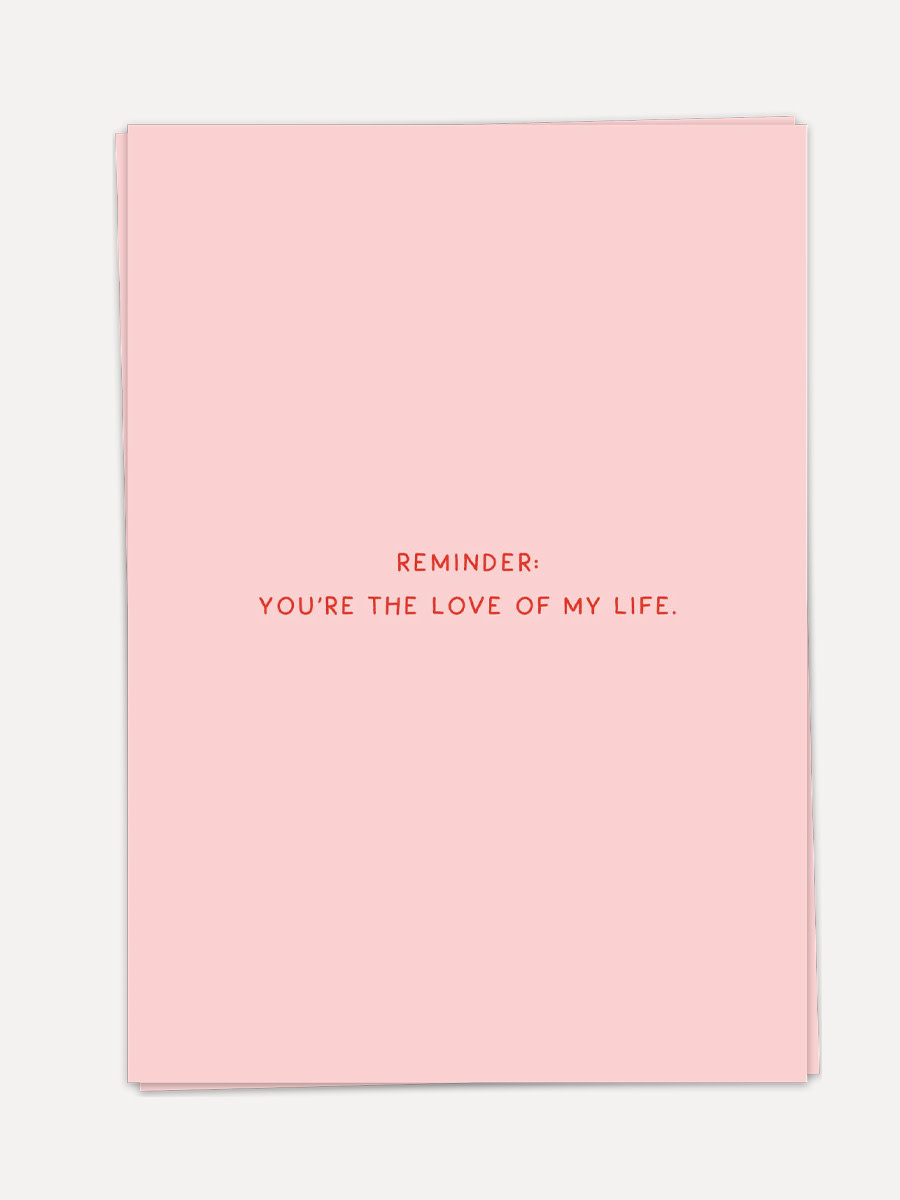 Kaart Blanche greeting card Love 1. Simple truth! This card proves that the most powerful messages are often the simplest...
