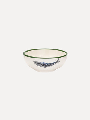 Kom Sardine. Reel-y cute! Deze tapaskom is de ideale aanvulling op je keukencollectie. Het handgeschilderde sardientje en...