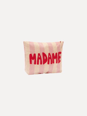 Makeup bag Madame. Oh là là: this pink-red 'Madame' toiletry bag is your new favorite travel companion. The spacious desi...