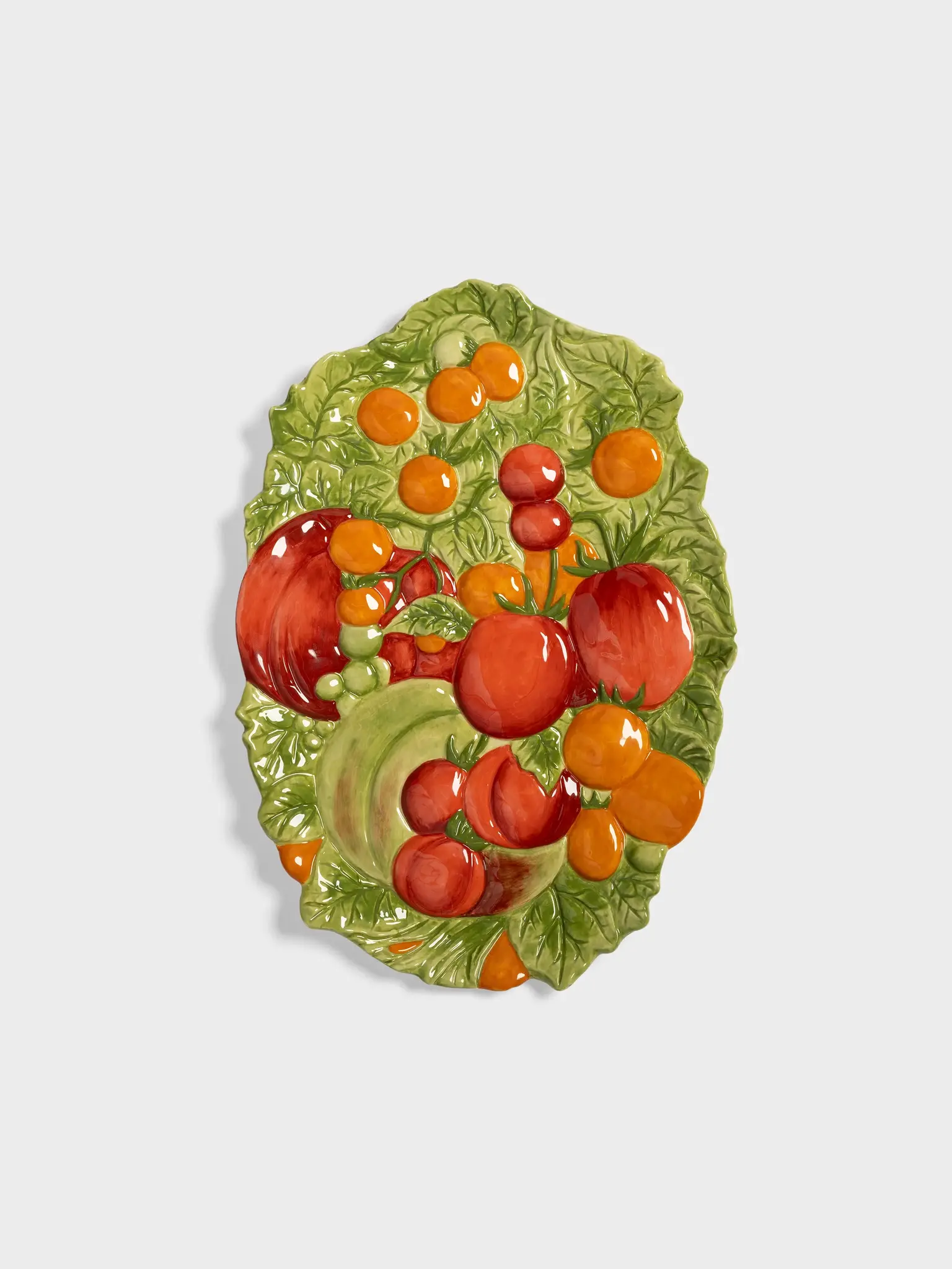 &klevering Serving platter Legume 1. Make every meal a feast for the eyes! This cheerful platter with veggies adds Medite...