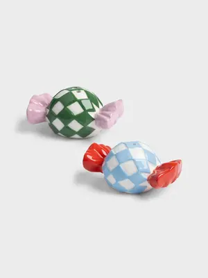 Salt & pepper shakers Candy. Sugar, spice & everything nice! This candy-shaped salt & pepper set adds flavour to your mea...