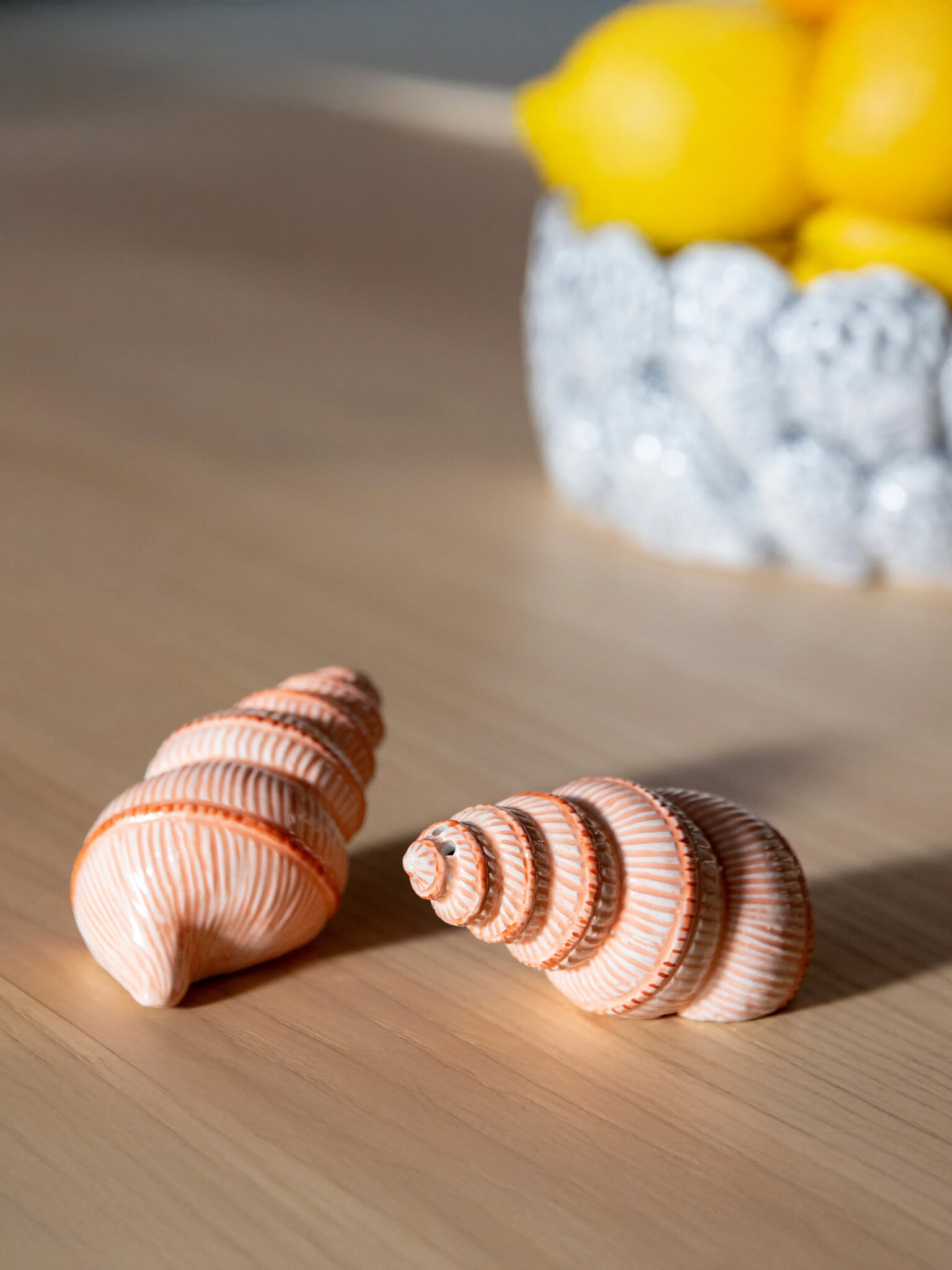 &klevering Salt & pepper shakers Shell 2. Sea you at dinner? This shell-shaped salt & pepper set brings beach vibes to yo...