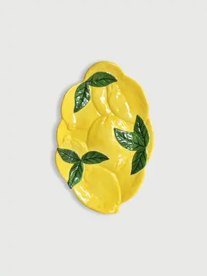 Bord Lemon. Fris en fruitig! Met dit felgele lemon bord laat je de zon schijnen in je keuken of kamer. Leuk om citroenen ...