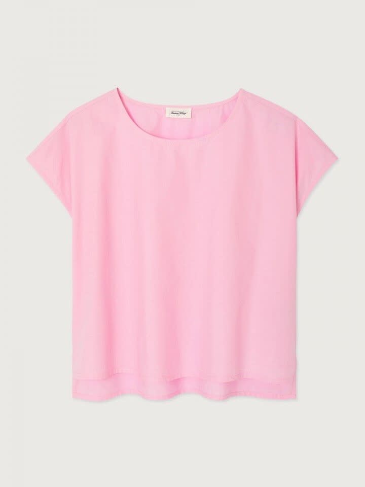 American Vintage T-shirt Bailow 2. Le top Bailow ample sera votre essentiel de l'été. Grâce à sa toile légère et épurée, ...
