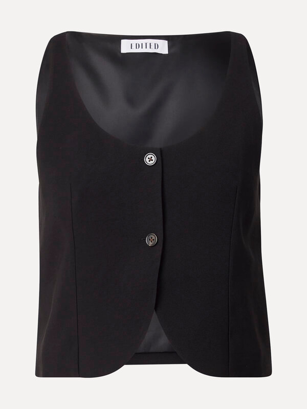 Edited Sleeveless top Simone 2. Black beauty – where elegance meets city chic. The perfect top for a lunch date or romant...