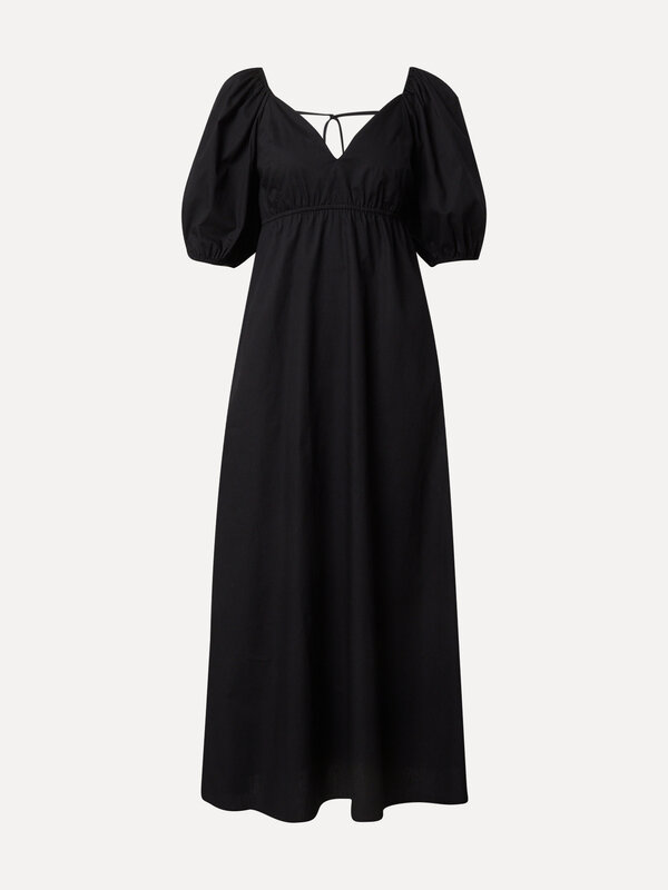 Edited Robe longue Senta 2. ’élégance en noir — une robe qui fait toujours effet. Cette robe longue noire en 100 % coton ...