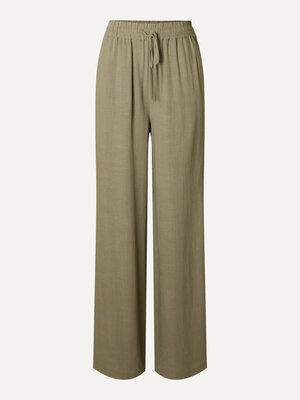 Broek Viva Gulia. Hello sunshine! Met deze luchtige linnen broek ben je helemaal klaar voor warmer weer. De rechte snit e...