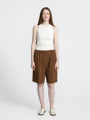 Short bermuda Joshua. Made for you - ce bermuda rendra vos looks printaniers plus intéressants. La couleur marron tabac c...