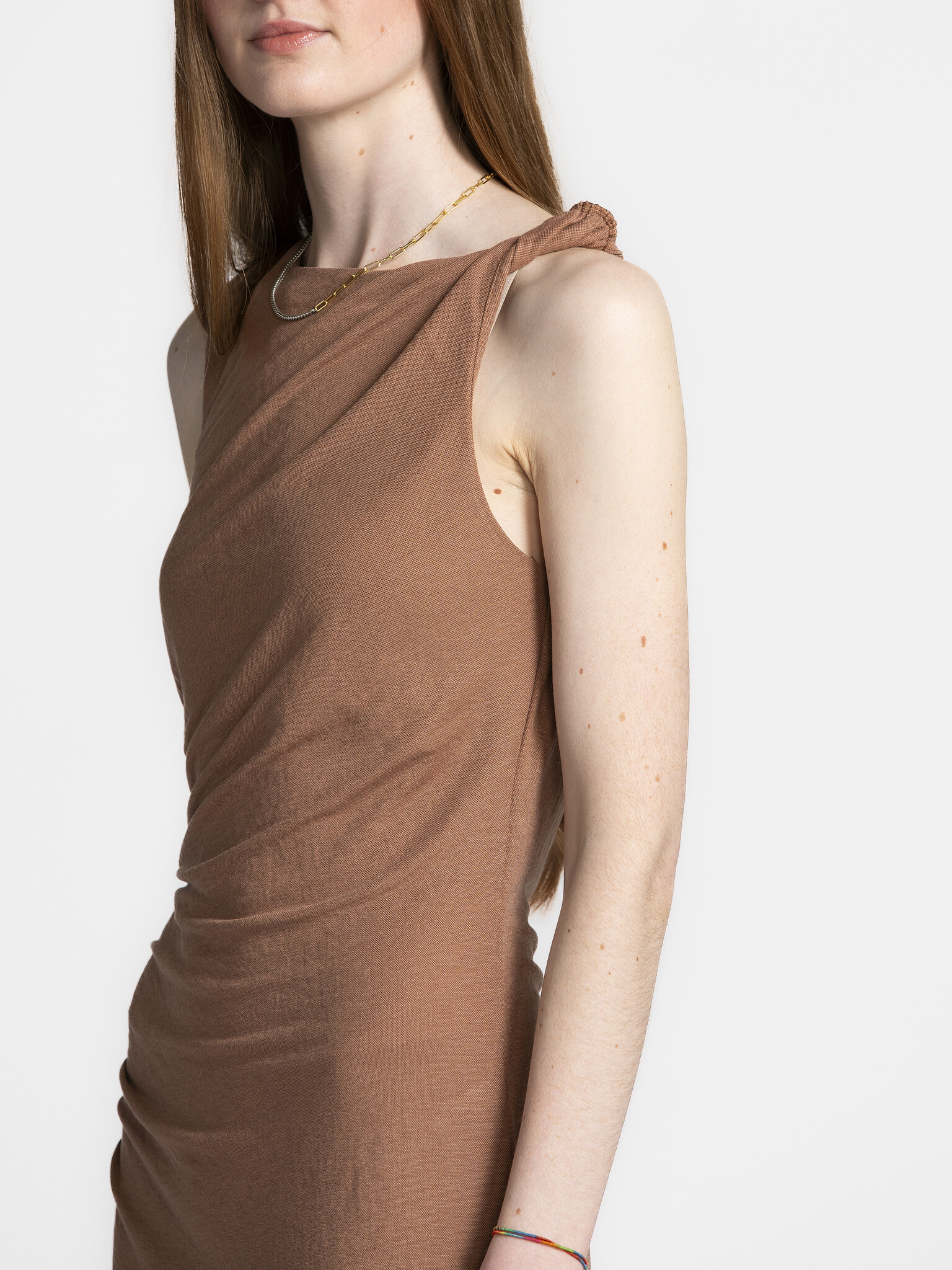 Edited Draped dress Ryan 4. Draped for the day. This dusty pink dress flows with effortless elegance. Pair with heels for...