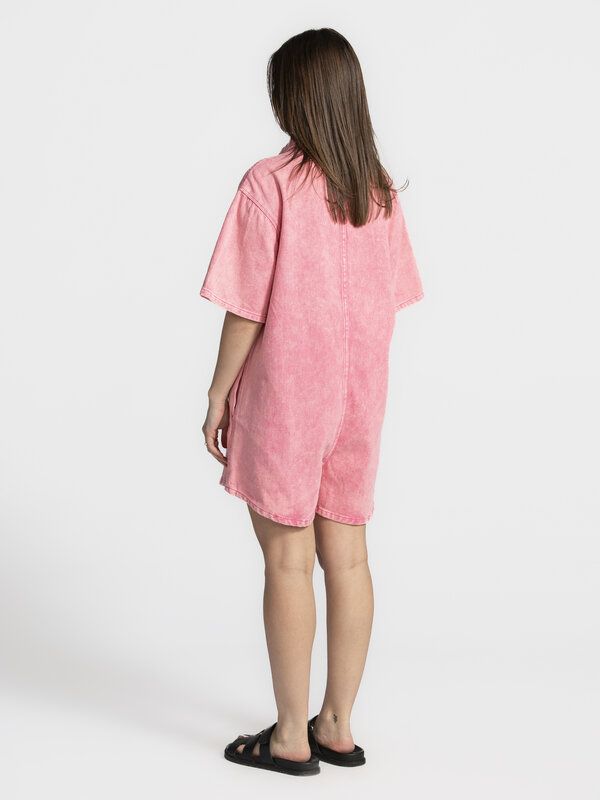 Le Marais Denim playsuit Jae 4. Back by popular demand! The pink Jae playsuit is back and all set to capture hearts once ...