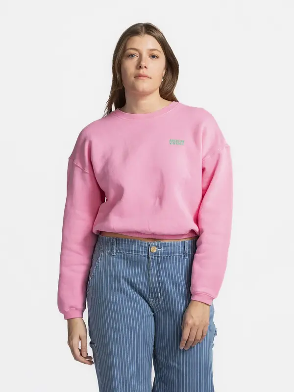 American Vintage Sweat Izubird 3. Feeling pink? This sweat with subtle logo makes relaxing even more fun. The fresh pink ...