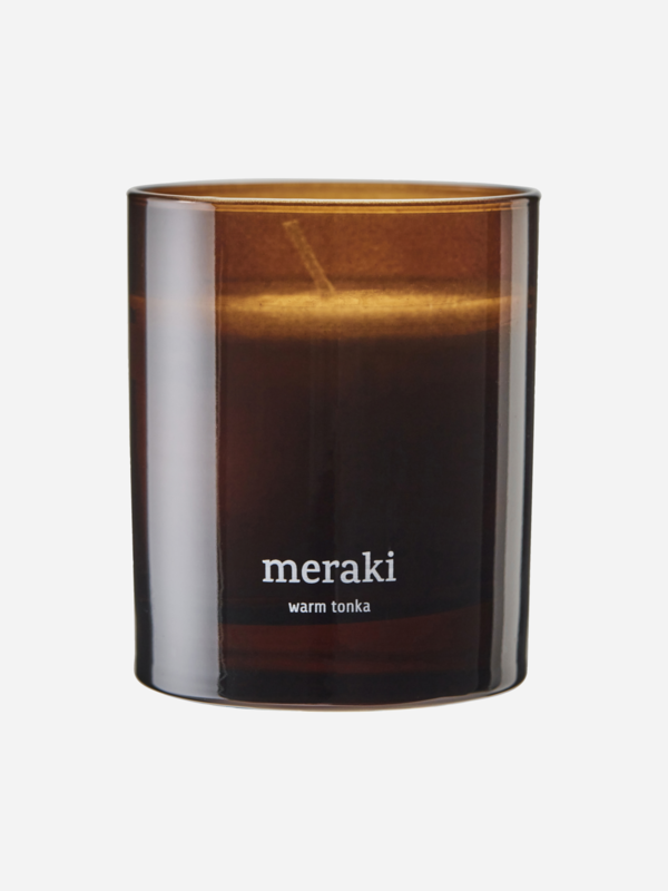Meraki Scented Candle Warm Tonka 1. Summer or winter, morning or evening: this sophisticated scented candle is a treat. T...