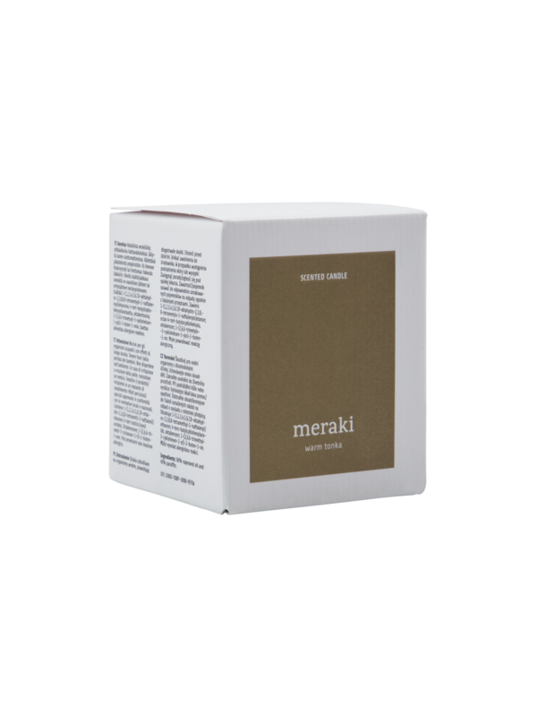 Meraki Scented Candle Warm Tonka 4. Summer or winter, morning or evening: this sophisticated scented candle is a treat. T...