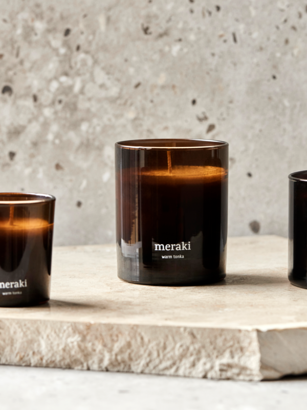 Meraki Scented Candle Warm Tonka 3. Summer or winter, morning or evening: this sophisticated scented candle is a treat. T...