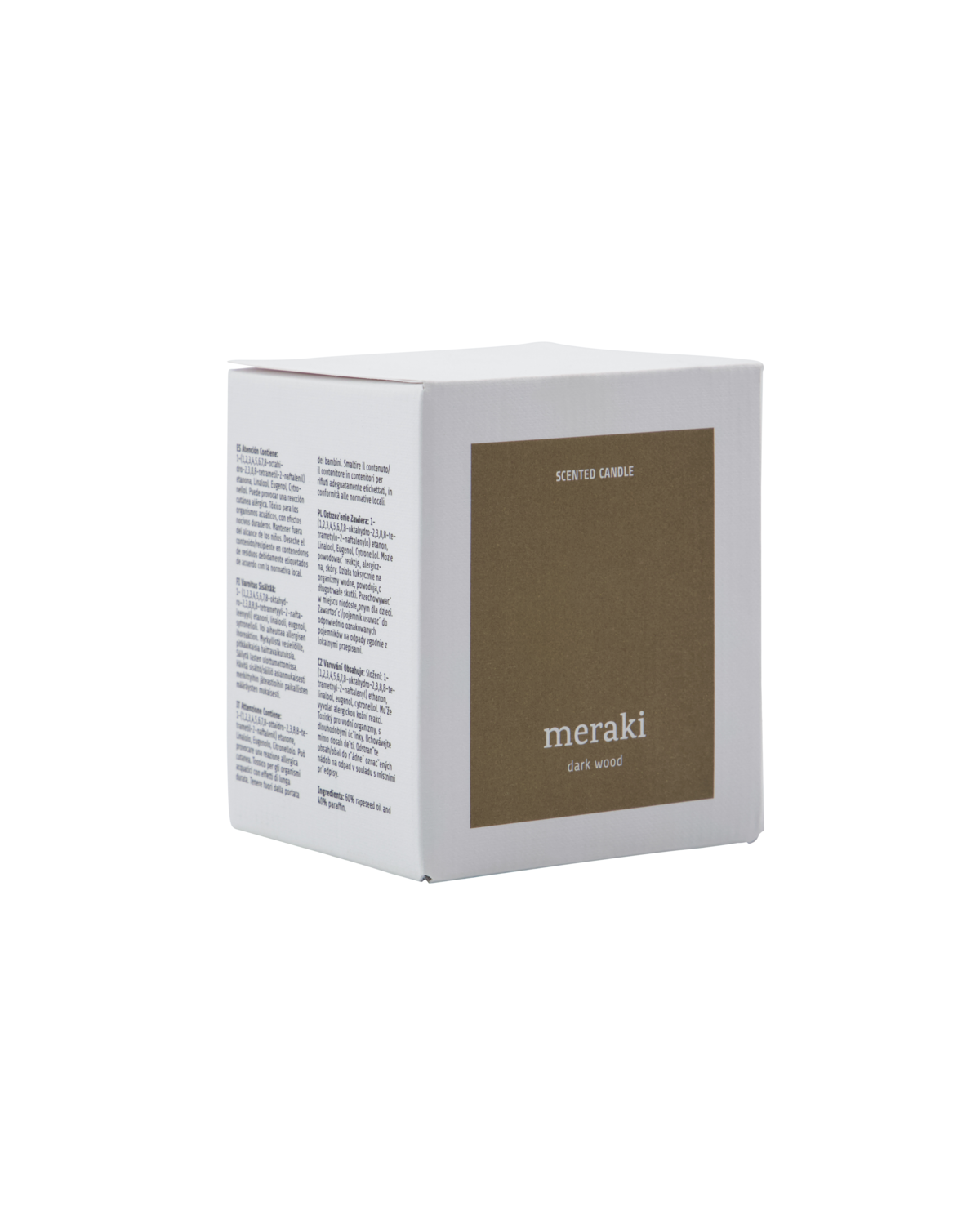 Meraki Geurkaars Dark Wood 4. Het geheime ingrediënt voor een geslaagd me-time moment? Deze geurkaars! Met sandelhout, ce...