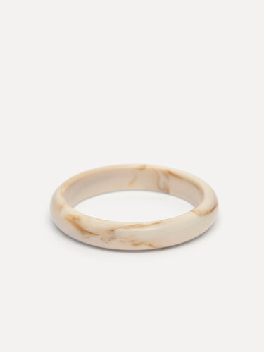 Resin bangle bracelet