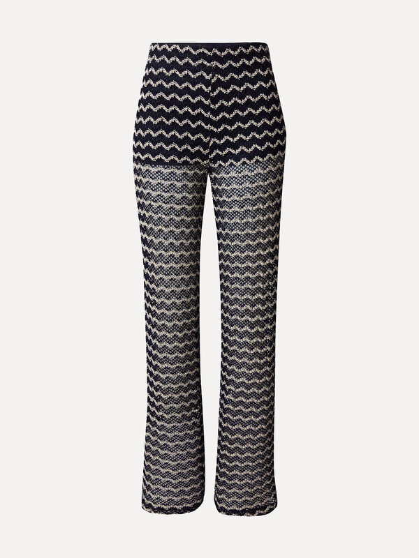 Edited Wide trousers Finn 2. Easy breezy - This airy, semi-sheer crochet trouser is made for sunny beach days over your f...