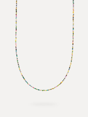 Ketting Tony. A pop of pastel – Deze fijne kralenketting in zachte tinten geeft elke outfit een speelse, vrouwelijke touc...
