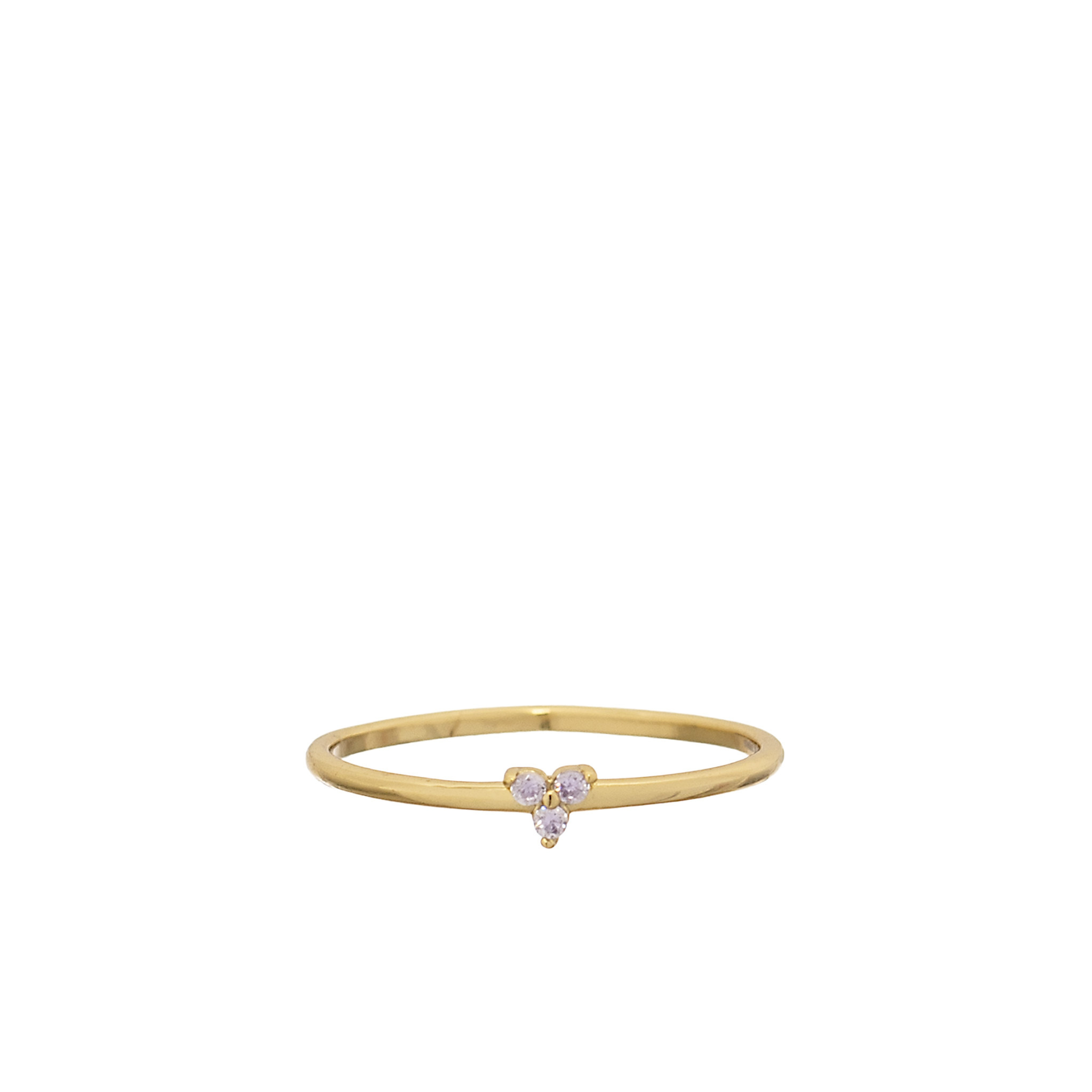 Les Soeurs Ring Chloe Vintage Triangle 5. Add sparkle to any occasion with this timeless, elegant ring. The classic desig...
