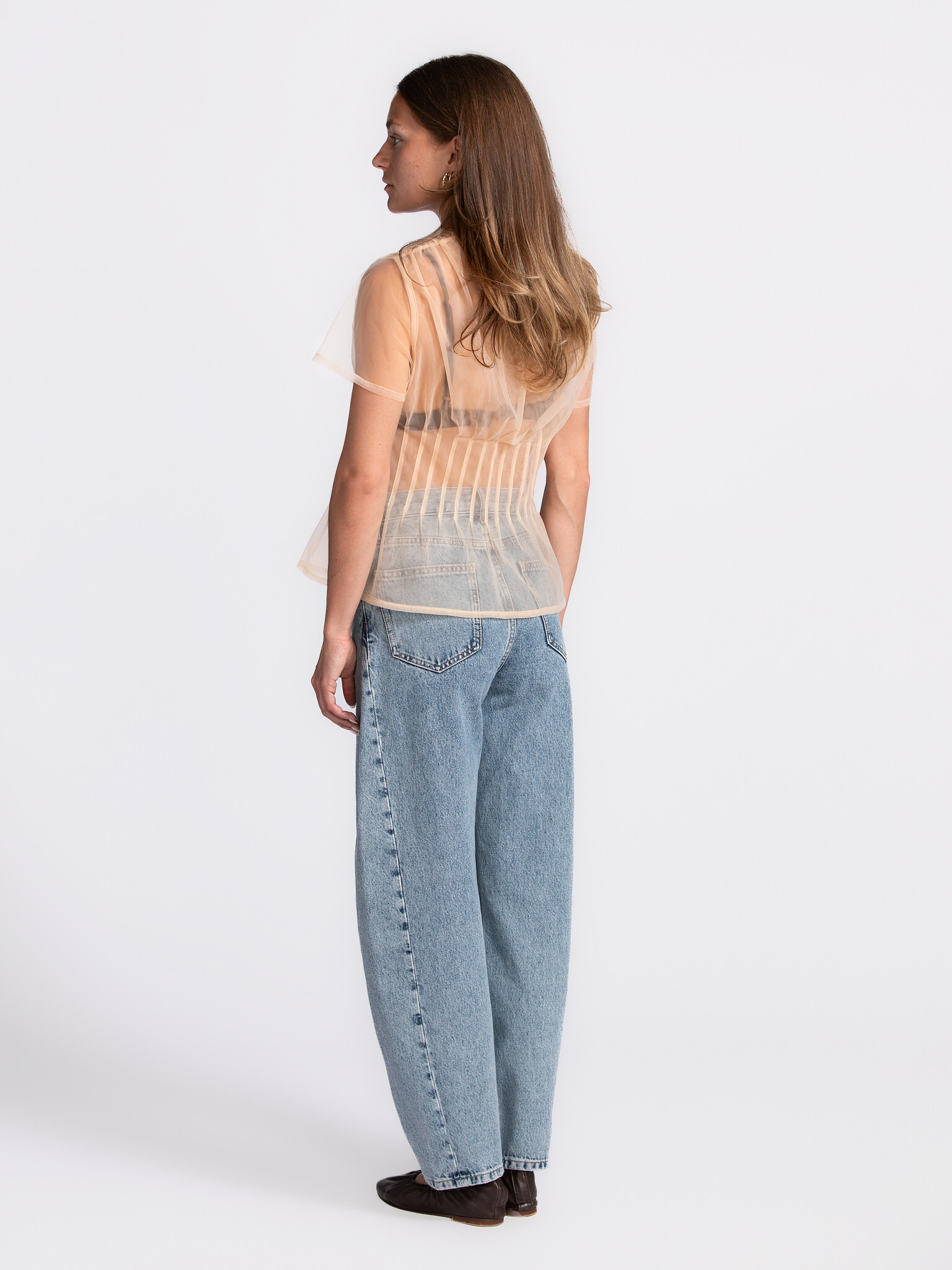 Sofie Schnoor Chemisier transparent Cenia 5. Blush assuré ! Cette blouse transparente séduit par sa teinte délicate et se...