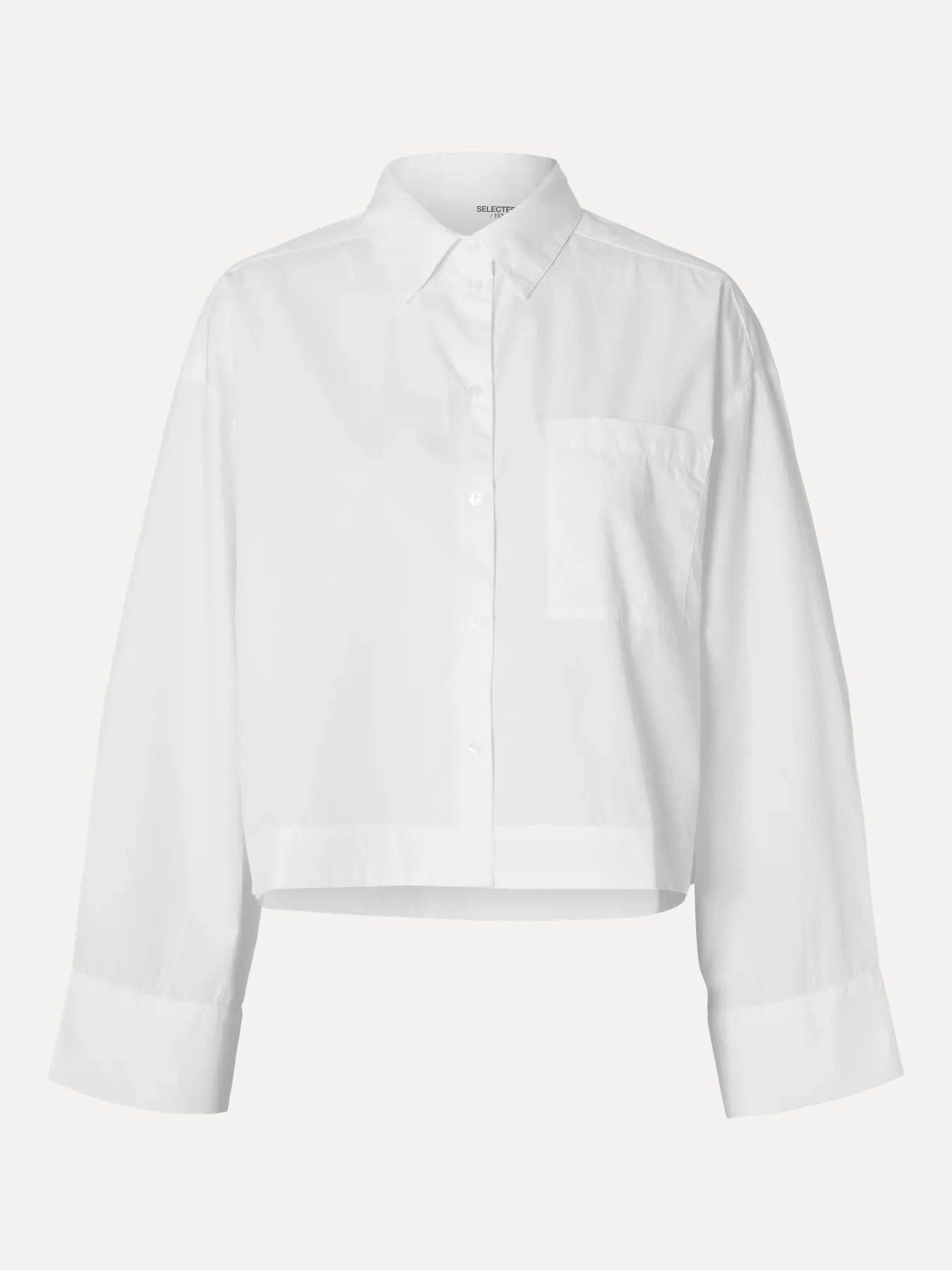 boxy fit cropped blouse Astha