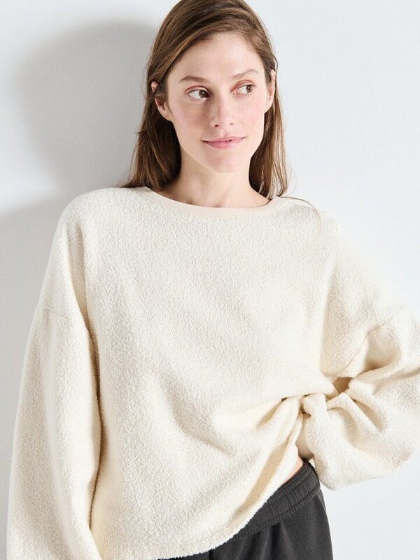 American Vintage Sweat Bobypark 2. Teddy vibes all day! Ce pull tout doux dans une chaude couleur crème vous donne un air...