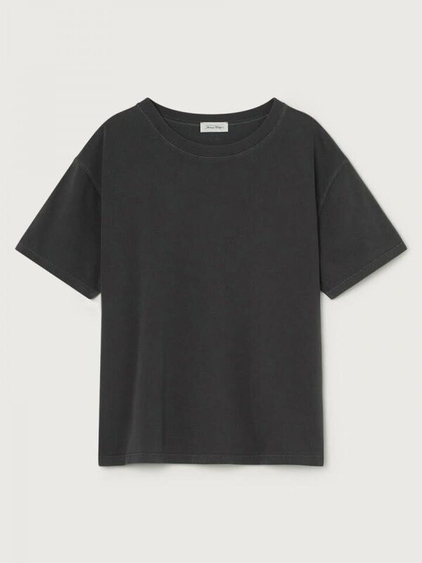 American Vintage T-shirt Fizvalley 1. Un essentiel du quotidien. Ce T-shirt fluide noir vintage en coton 100 % est ultra ...