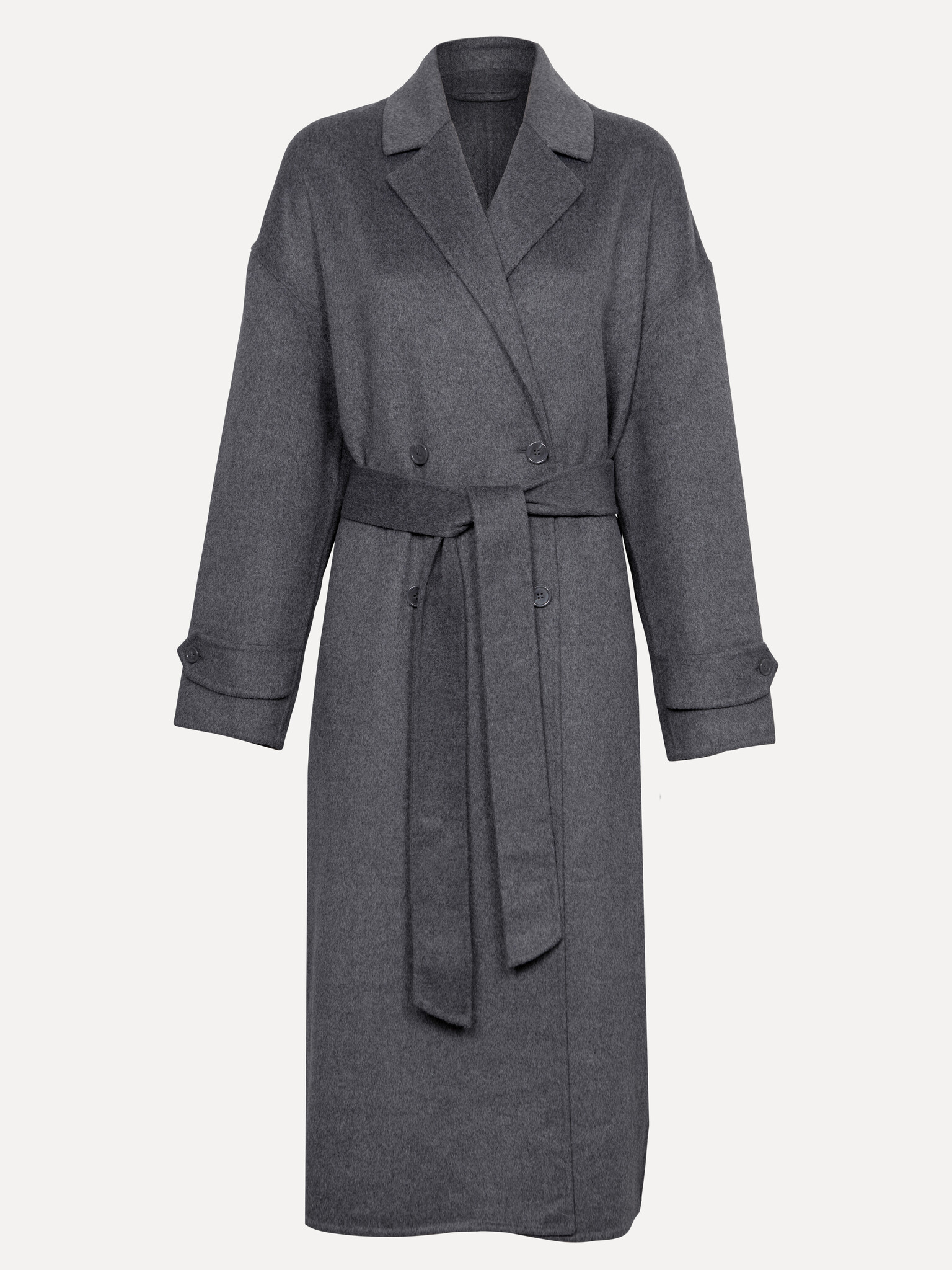 Les Soeurs Manteau Adan 1. Ready for fall?  Ce long manteau gris flatte toutes les silhouettes grâce à sa coupe droite, é...