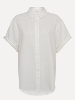 Linnen blouse Mercer. Dit linnen hemd is de perfecte mix van comfort en stijl, zonder saai te zijn. Draag los over je fav...