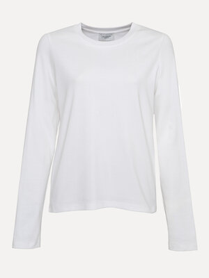T-shirt à manches longues Mass. Stretch doux, coupe ajustée. Ce longsleeve blanc en mélange de coton doux épouse parfaite...