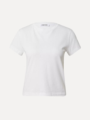 T-shirt Ester. Fresh simplicity with a modern edge. Deze witte basic T-shirt heeft een tijdloze uitstraling met een korte...