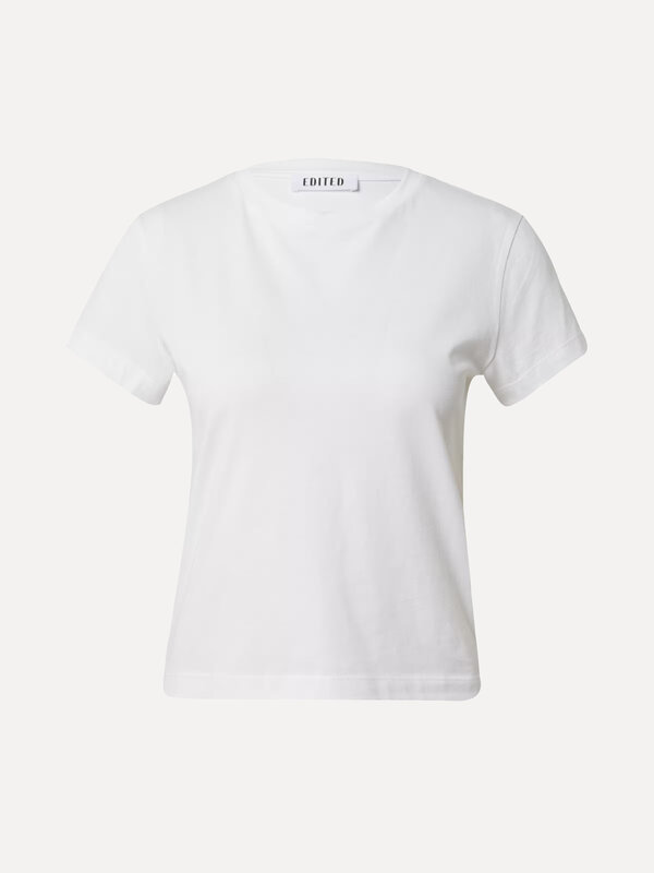 Edited T-shirt Ester 2. Fresh simplicity with a modern edge. Deze witte basic T-shirt heeft een tijdloze uitstraling met ...