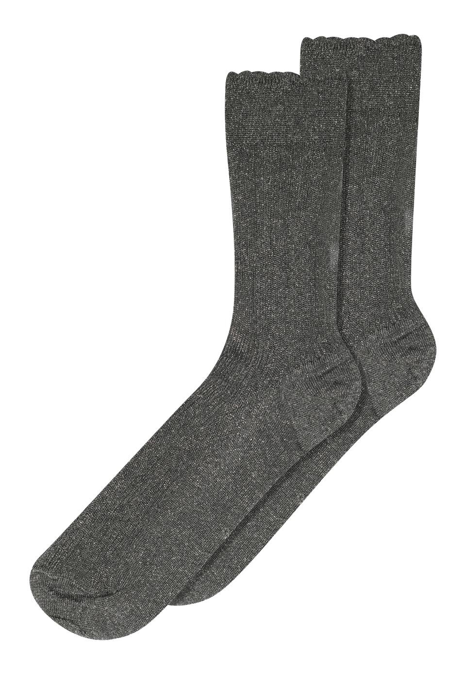 MP Denmark Glitter Socks Julia 1. Twinkle in grey. Your go-to winter favorite! These grey glitter socks shine under any o...