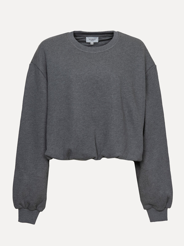 Les Soeurs Balloon sweater Metz 2. Zacht, relaxed en toch stijlvol. Deze sweater in koele grijstint brengt harmonie in je...
