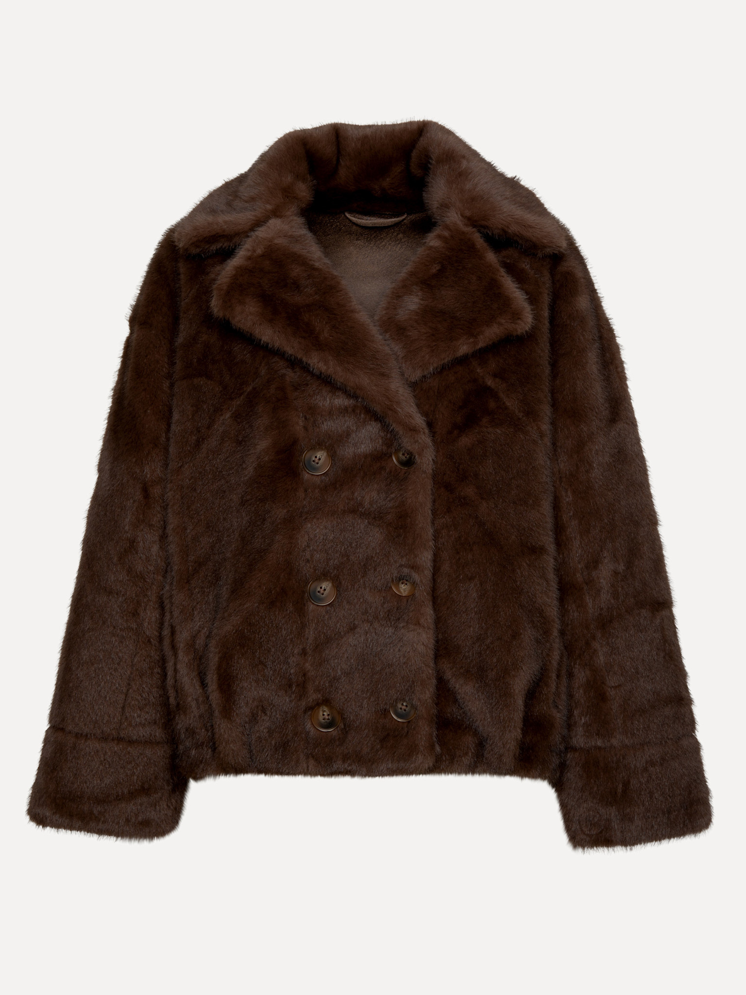 Le Marais Manteau en fausse fourrure Vico 2. Wrapped in luxury. Ce manteau en fausse fourrure brune sublime chaque look. ...