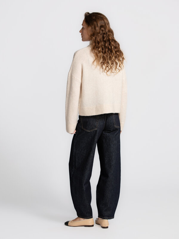 Selected Gilet en laine zippé Sia Ras 5. Zip me up! Ce gilet allie luxe et confort grâce à son mélange de laine riche et ...