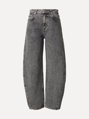 Jean ballon Camilla. Journées denim. Ce jean gris ballon-fit est parfait en toutes occasions. Le tissu 100 % coton est do...