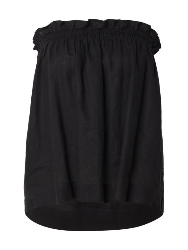 Edited Bandeau Top Zahara 6. Strapless meets comfort - this black bandeau top in 100% cotton is breezy, flattering and en...