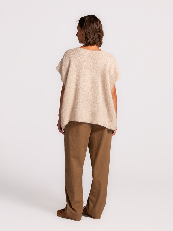 Le Marais Broek Claire 5. Comfort staat voorop met deze losse pantalon. Het zachte katoen en de relaxte pasvorm voelen aa...