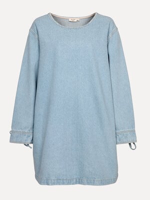 Anna Denim Dress Lace Up. 