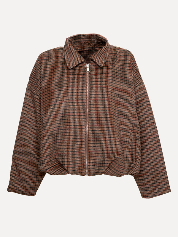 Le Marais Manteau à carreaux Willow 2. Adoptez un look cool avec cette veste à carreaux. Le tissu doux et la coupe ample ...