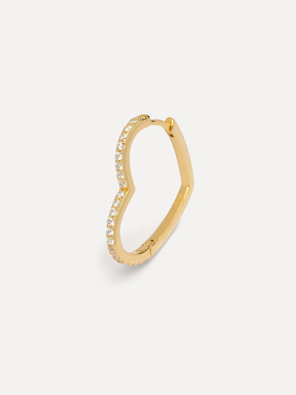 Les Soeurs Oorbel Jenny Heart strass 1. Love in every detail. Onze Jenny-oorbel kreeg een ultra vrouwelijke upgrade. De s...