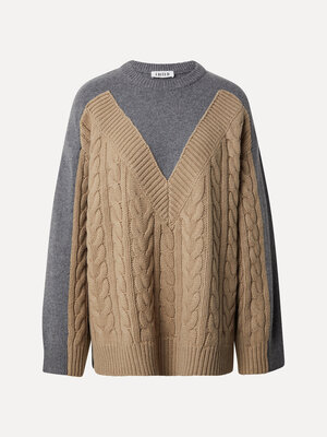 Sweater Danic. Double the fun. Thanks to the colorblocking, this sweater feels like two in one. Soft, smooth wool gets a ...