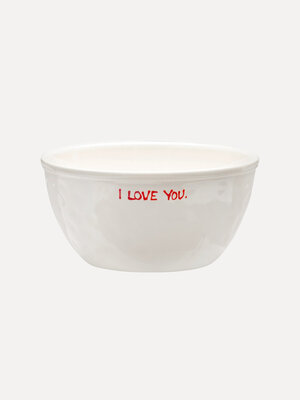 Bowl I Love You. Liefde gaat écht door de maag met deze prachtige, handgemaakte I love you bowl. Vul hem met je favoriete...