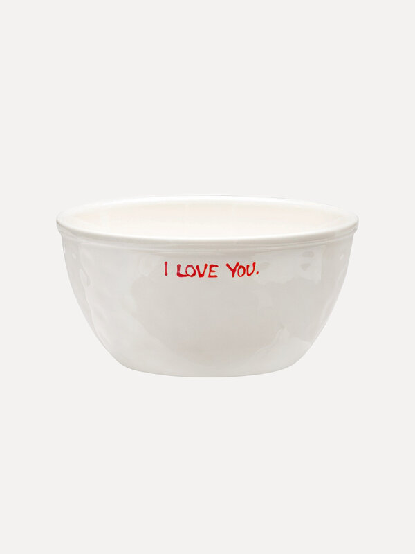 Anna + Nina Bol I Love You 1. L’amour passe par l’assiette avec ce magnifique bol I love you fait à la main. Remplissez-l...