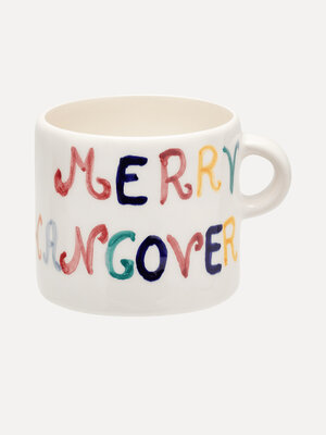 Mug Merry Hangover. The hand-painted Merry Hangover Mug is perfect for the morning after Christmas. Stayed up late and cr...