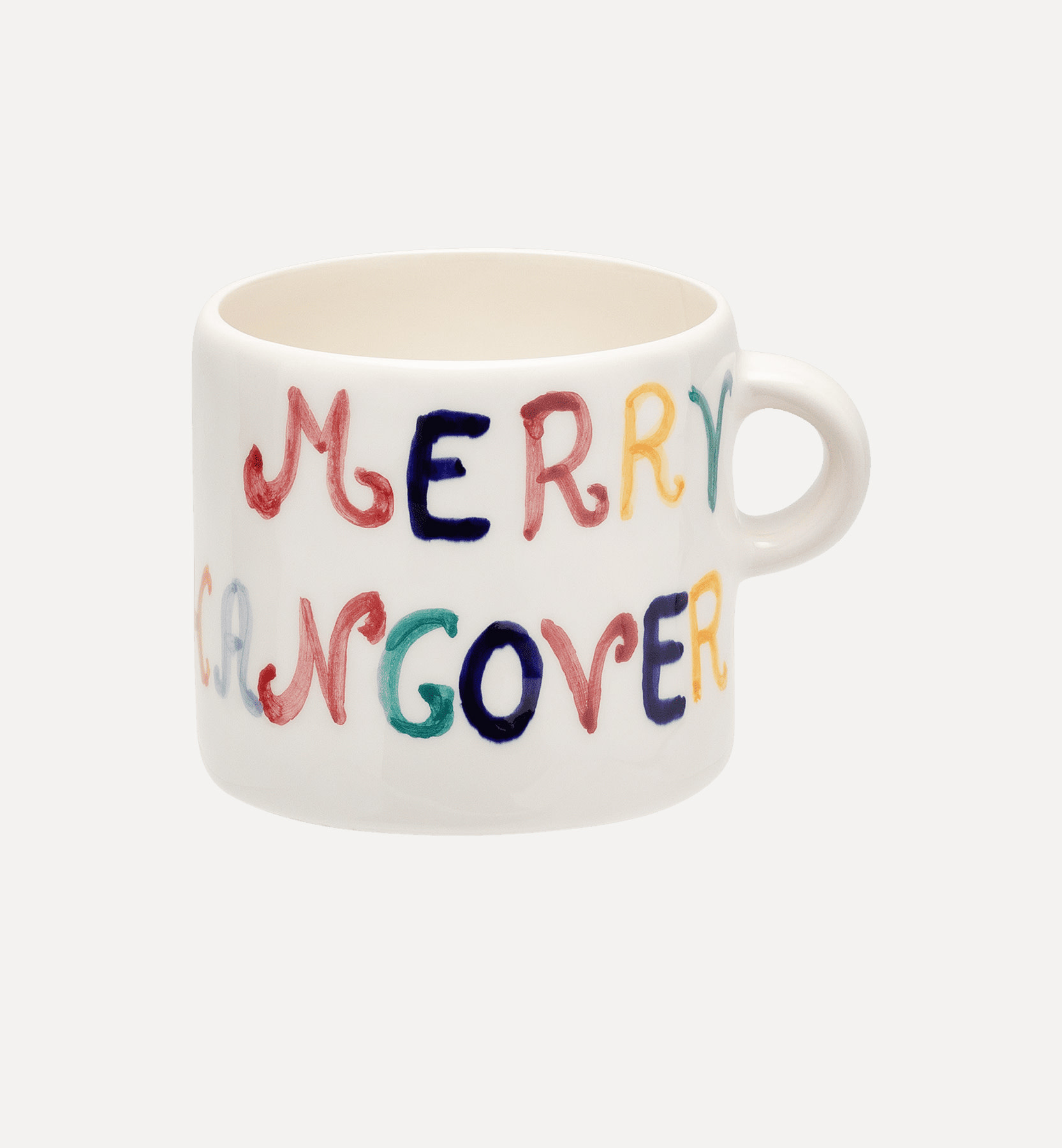 Anna + Nina Mok Merry Hangover 1. De handgeschilderde Merry Hangover Mug is perfect voor de ochtend na kerst. Ben je laat...