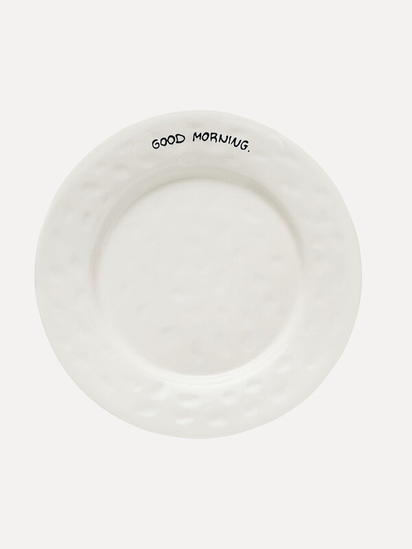 Anna + Nina Plate Good Morning 1. A good morning to you! Start your day in style with this hand-painted breakfast plate. ...